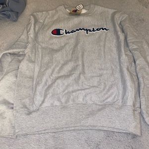 Grey Champion Pullover Sweatshirt